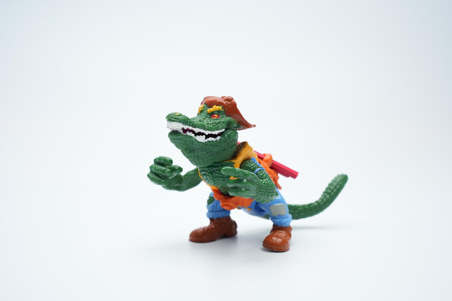 Vintage TMNT Leatherhead Actiefiguur – Teenage Mutant Ninja Turtles (Playmates, 1989)