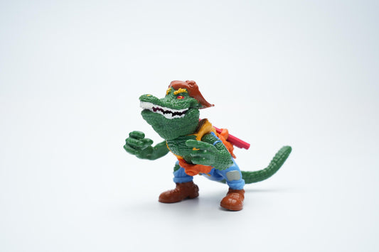 Vintage TMNT Leatherhead Actiefiguur – Teenage Mutant Ninja Turtles (Playmates, 1989)