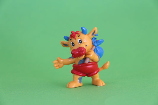 Vintage Bully koe figuur | Handpainted bully poppetjes | Bully
