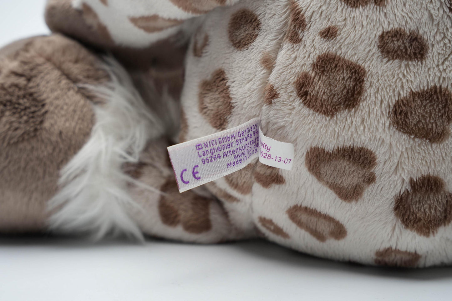 Vintage NICI Luipaard Knuffel 50cm (20 inch) – Donkerbruine Vlekken, Eind Jaren 90