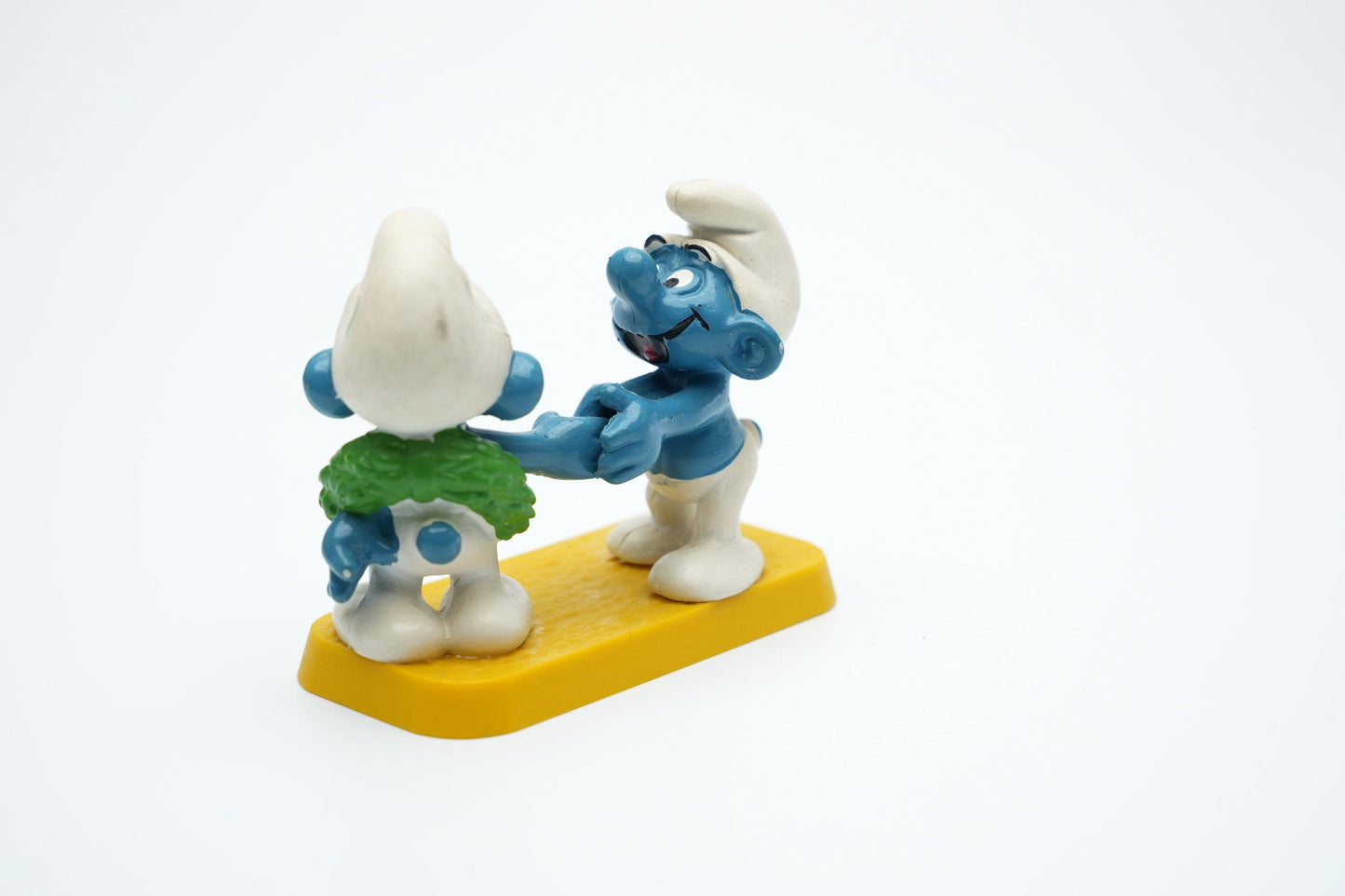 Vintage BP 75 Jubileum Smurfen Set – Kampioen & Gefeliciteerd Smurf