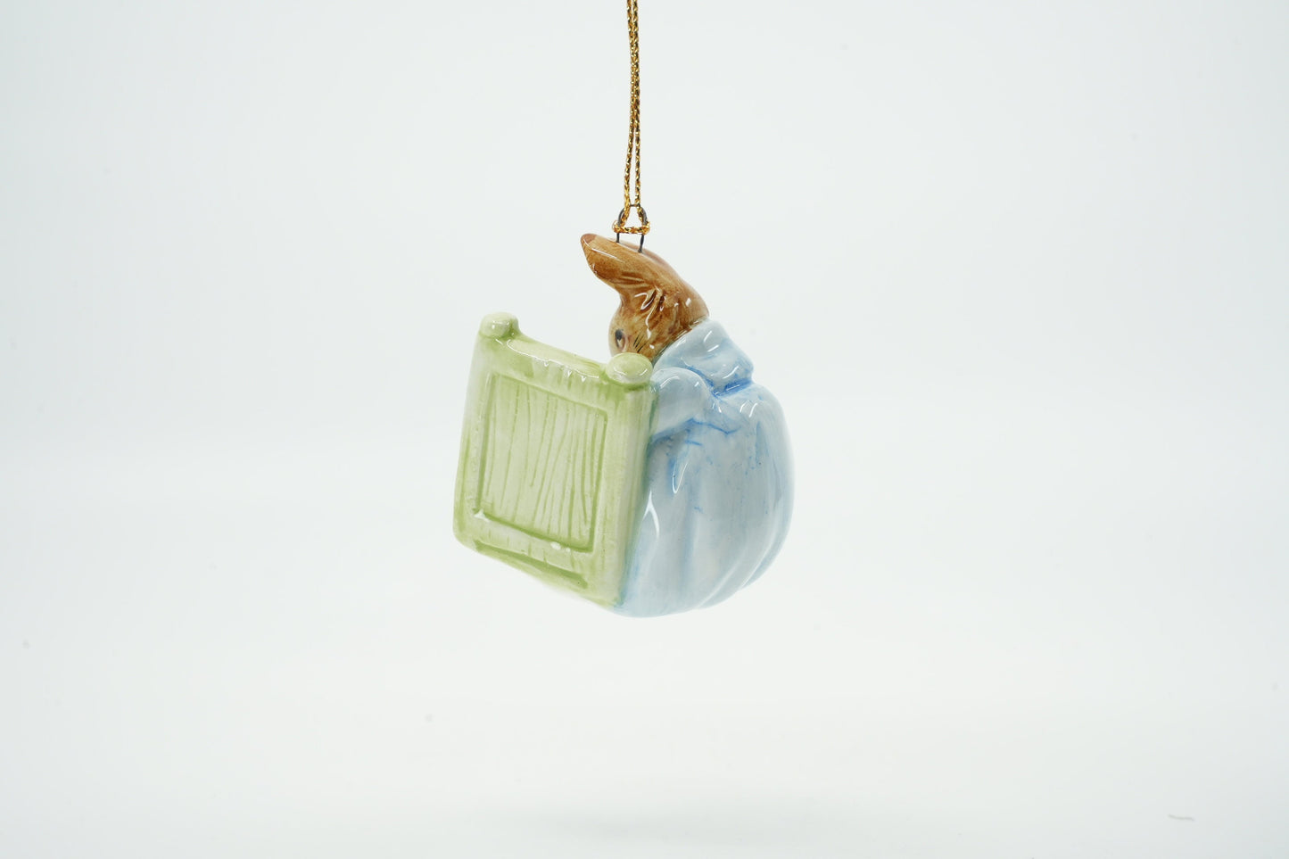 Beatrix Potter Verzamelobject Muis in bed 1988 Schmid | Schmid ornament 302-015