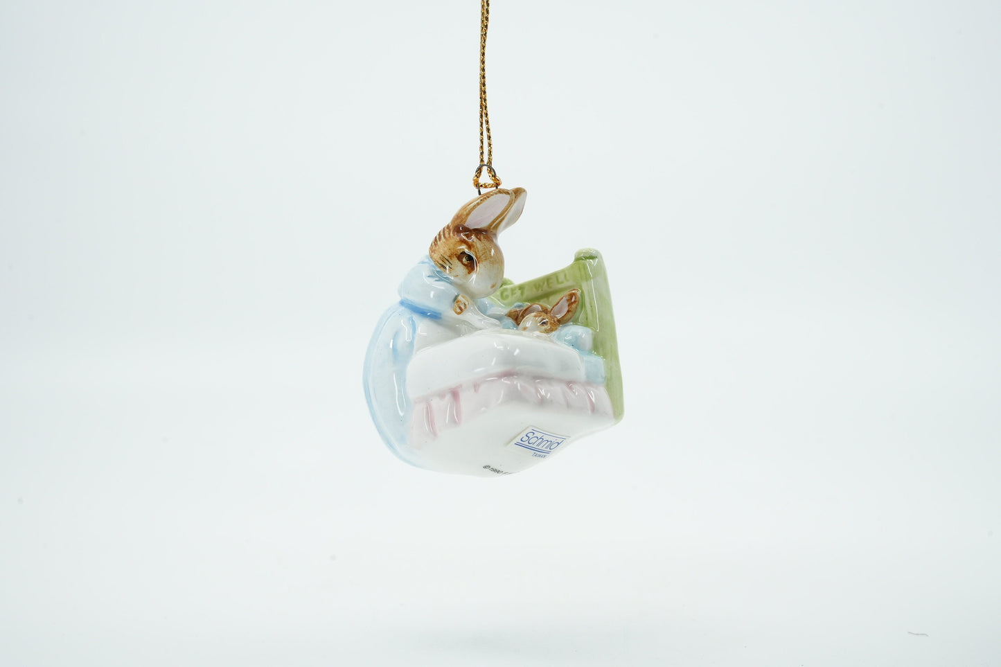 Beatrix Potter Verzamelobject Muis in bed 1988 Schmid | Schmid ornament 302-015