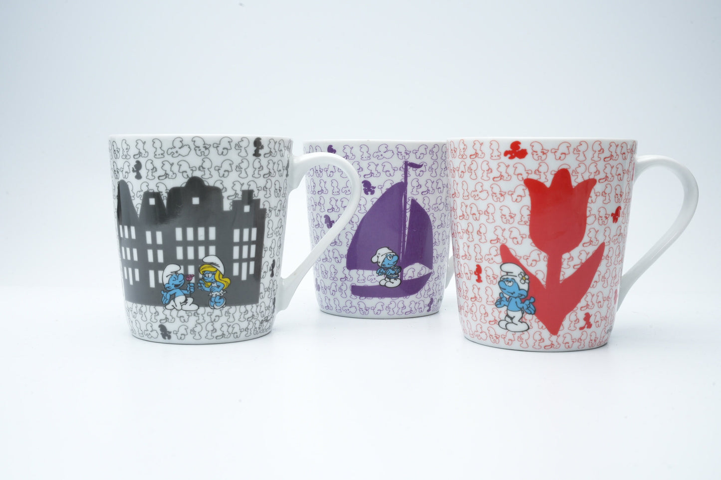 Smurfen mokken set van 3 | Schattige smurf mok | een echt verzamel item