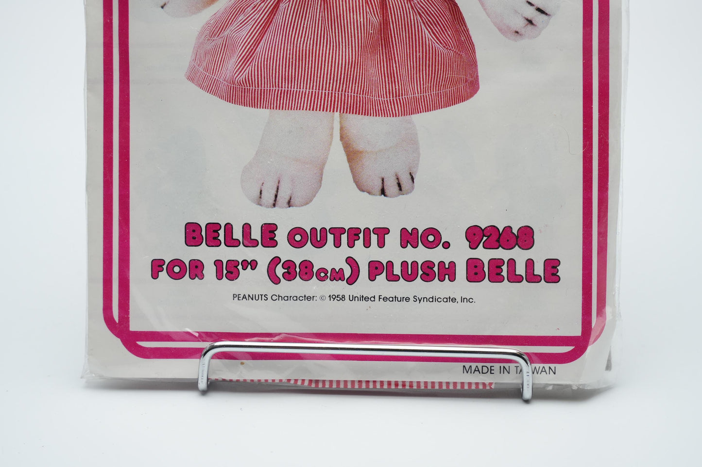 Vintage Snoopy Belle Kleding - Belle Outfit No. 9268  (1990s) - Nieuw in Verpakking