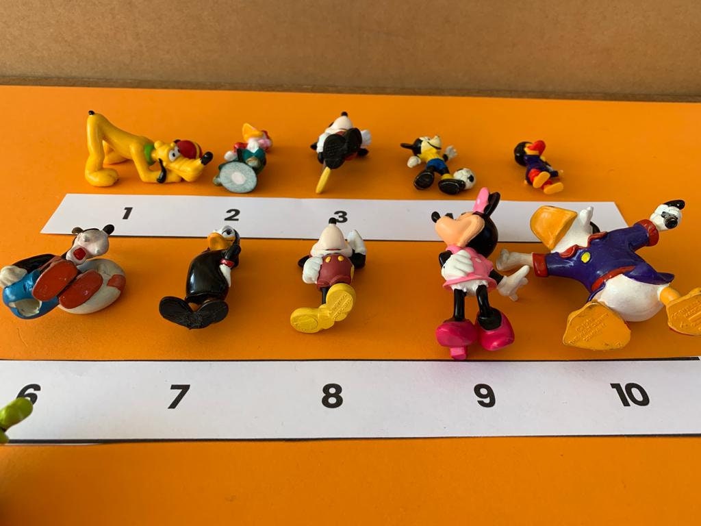 Vintage Disney figuren| Pluto figuur, goofy figuur, Mickey Mouse figuur, Minnie mouse figuur| Vintage disney poppetjes