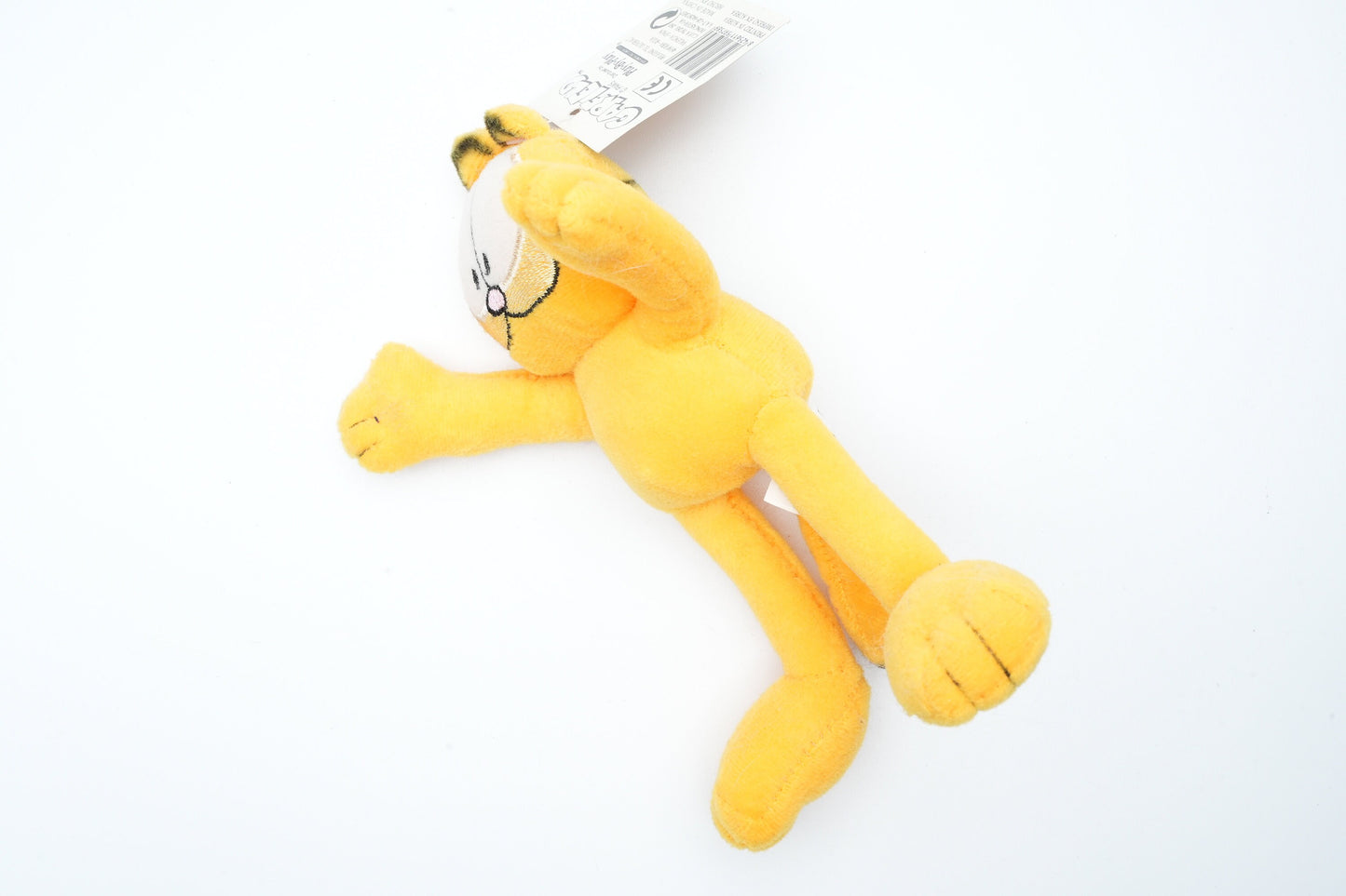 Garfield mini plush die kan staan | vintage plush van Garfield de kat