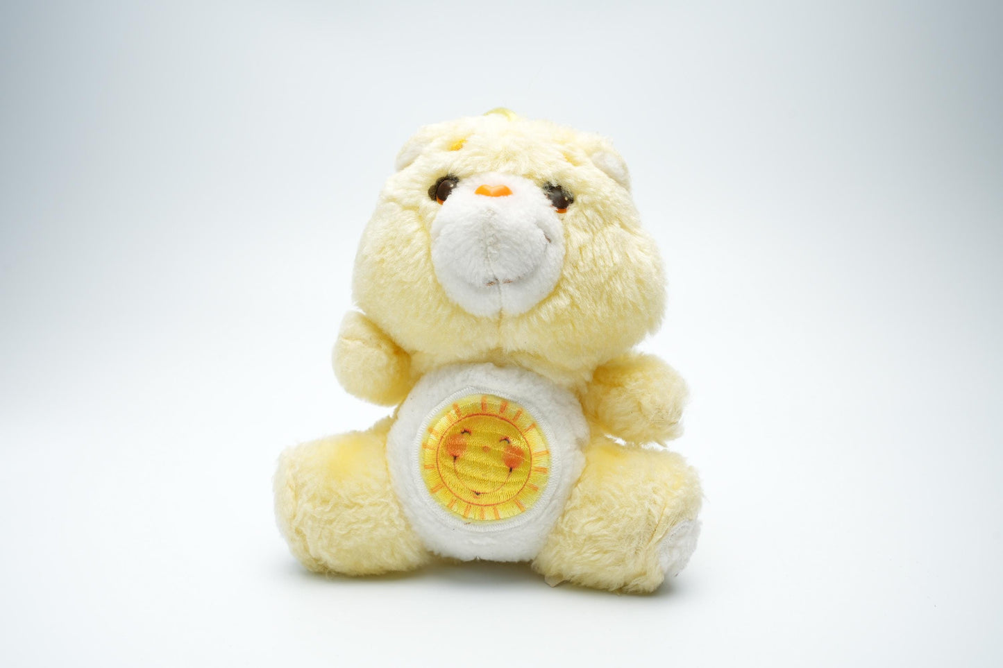 Vintage Funshine Bear Care Bear plush - 16 cm (6,3 inches) - gele vintage pluche
