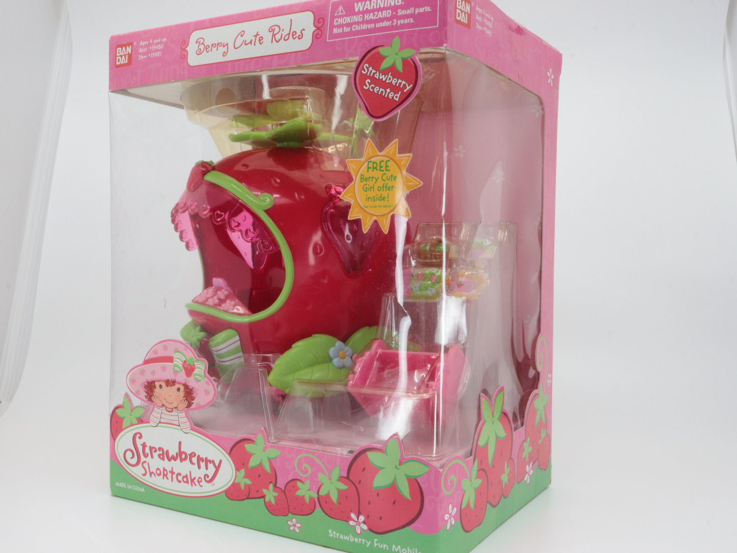 Strawberry Shortcake bandai strawberry shortcake fun mobile  Berry Cute Rides Vintage