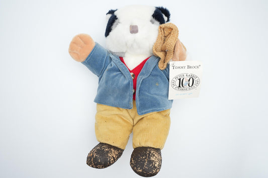 Vintage 1993 Eden Tommy Brock Knuffel - Beatrix Potter Collectie - Zeldzaam Verzamelobject