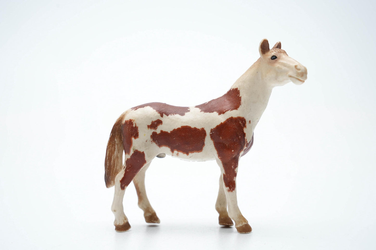 Schleich 13241 Pinto Hengst – 10 cm (ca. 3.9 inch) – 1995 – Vintage Paardenfiguur
