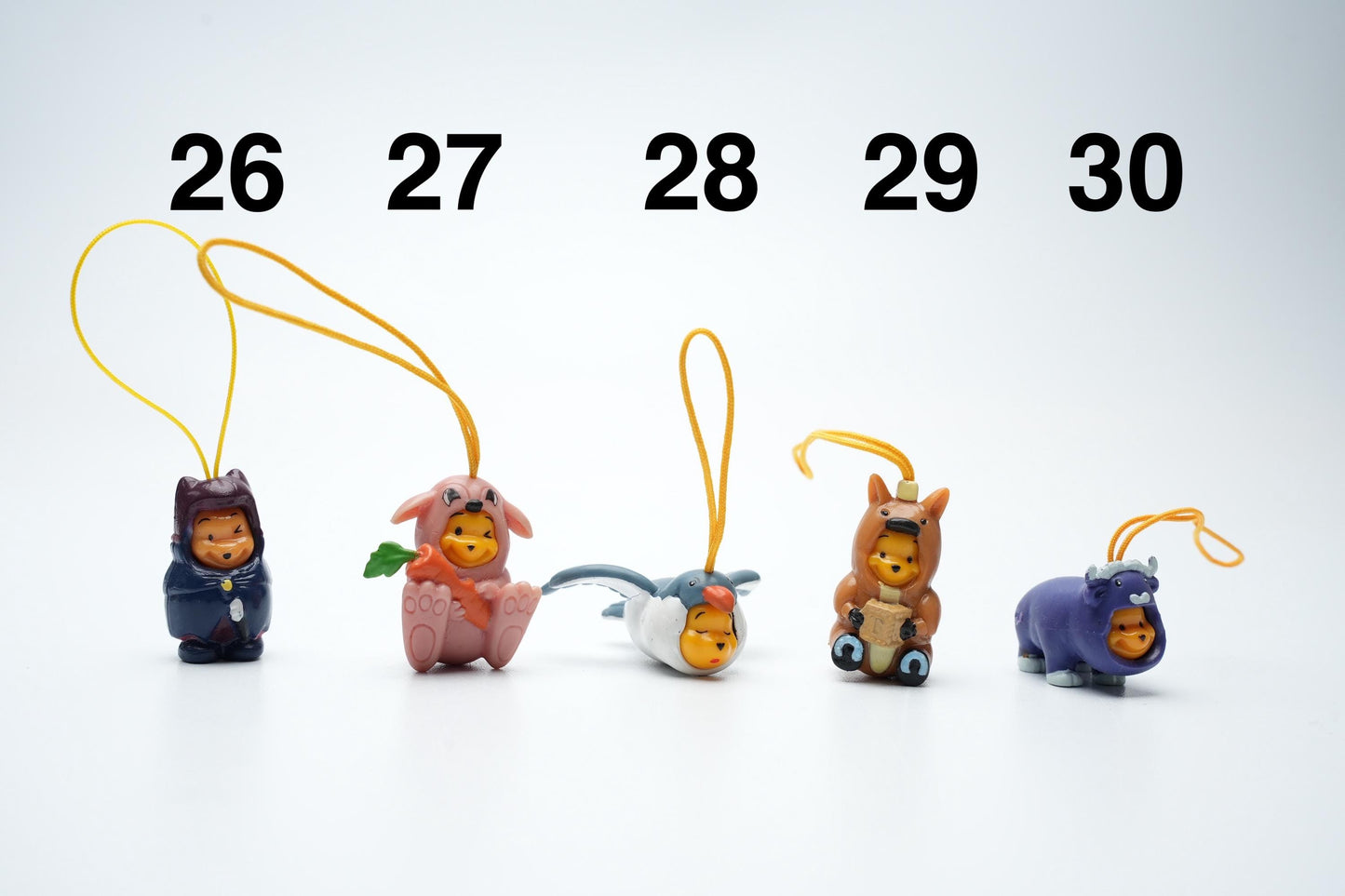 Peek-a-pooh telefoon bedels | Capsule Toys | Vintage peek a pooh bedels | pick your favorite (45 verschillende)