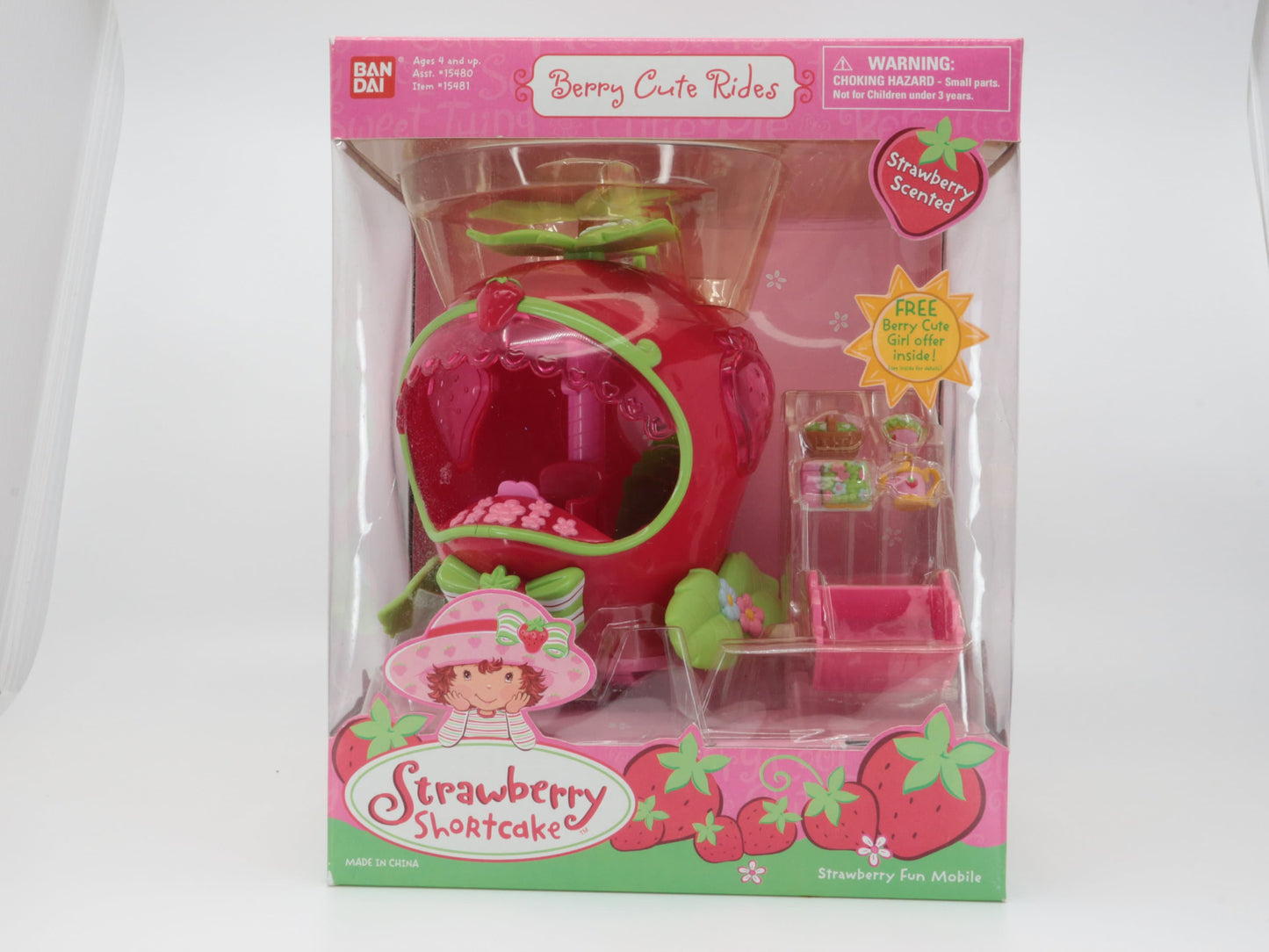 Strawberry Shortcake bandai strawberry shortcake fun mobile  Berry Cute Rides Vintage