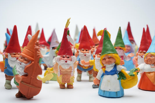David de kabouter figuren uit '80 / 1988 | kabouter poppetjes | vintage kabouters | Rien Poortvliet kabouters