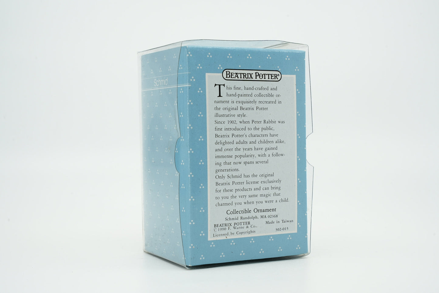 Beatrix Potter Verzamelobject Muis in bed 1988 Schmid | Schmid ornament 302-015