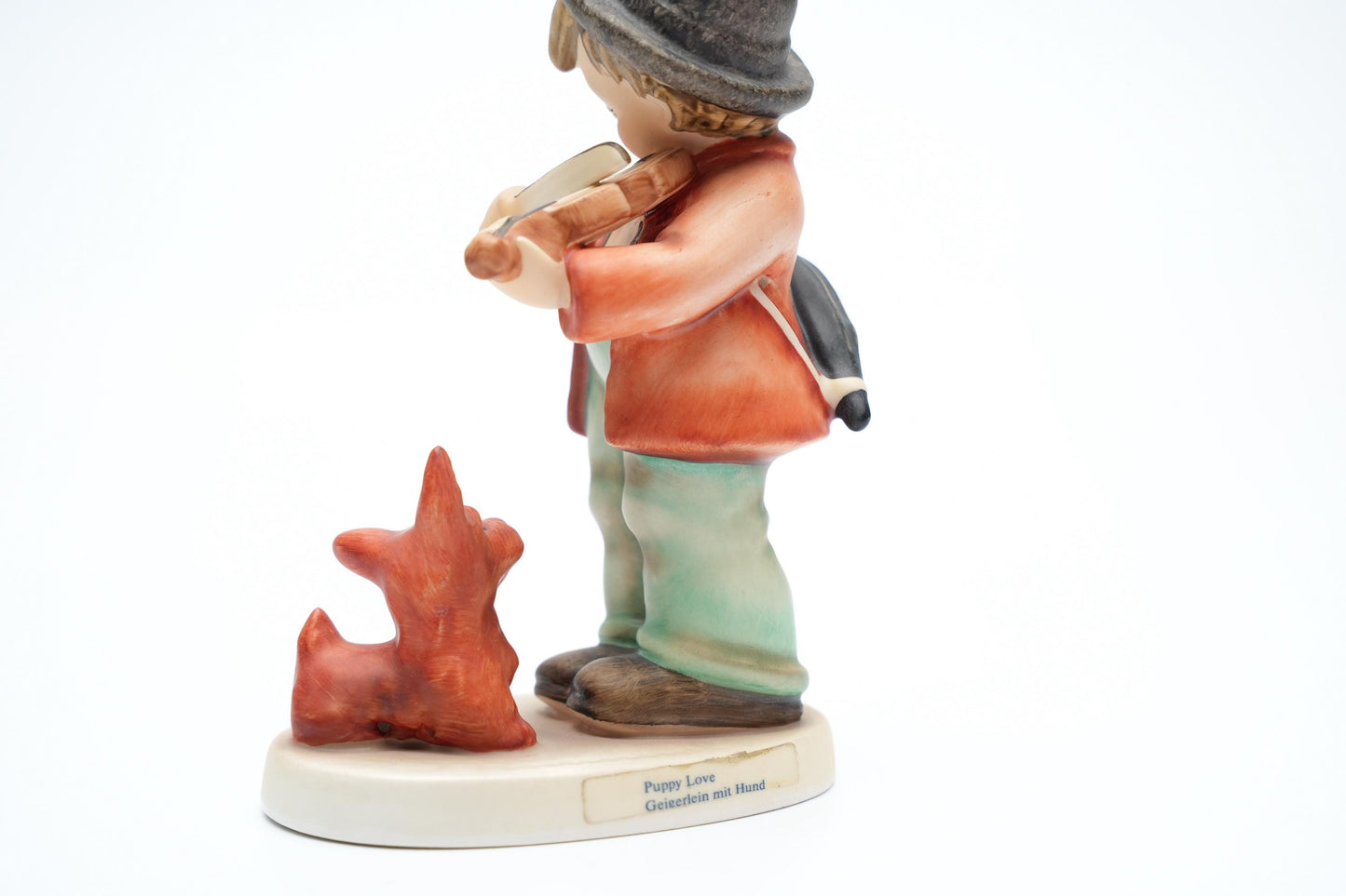 Hummel Beeldje 'Puppy Love' (Hummel met viool en hondje) - TMK-7 (13 cm / 5 inch)