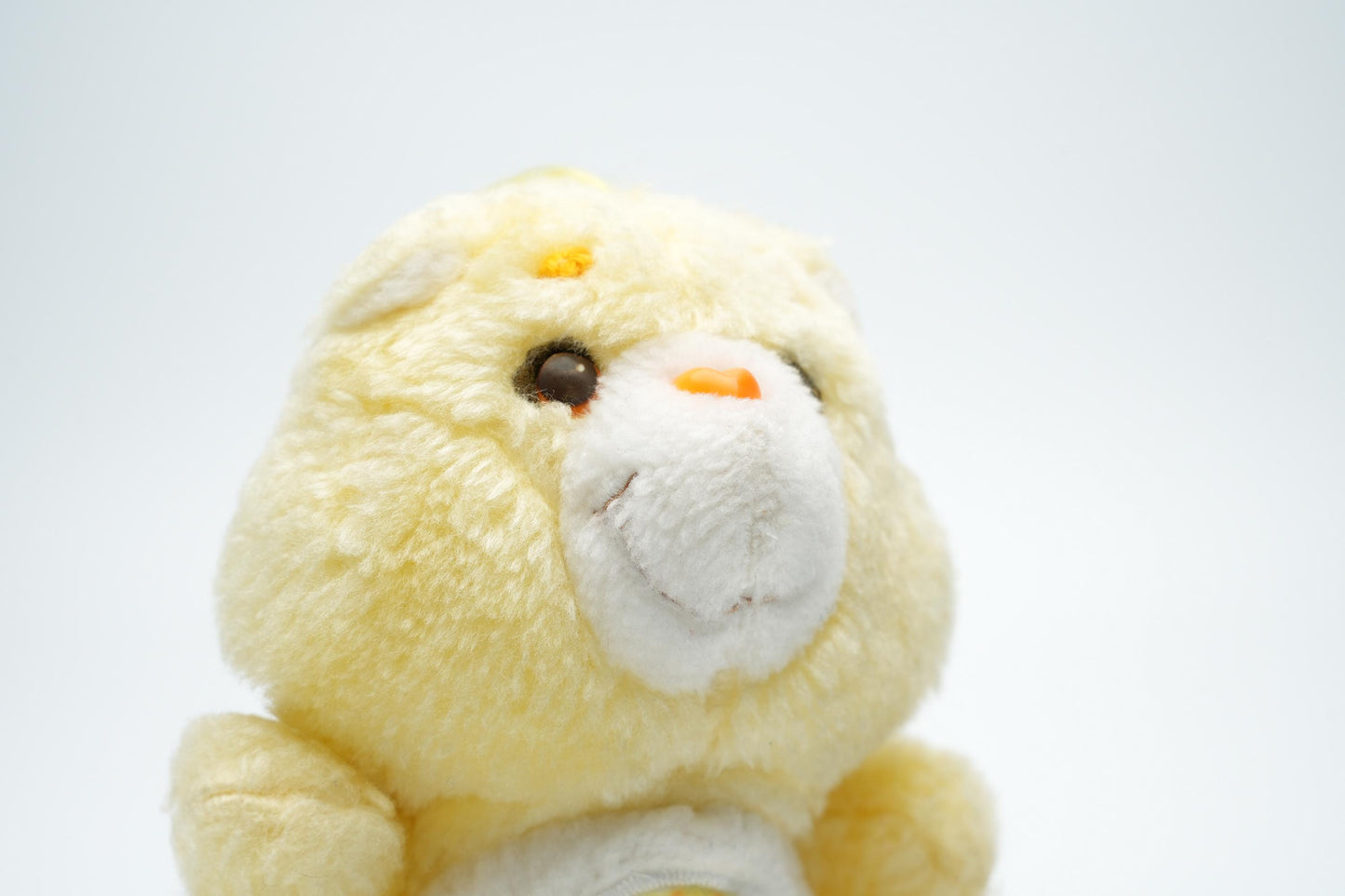 Vintage Funshine Bear Care Bear plush - 16 cm (6,3 inches) - gele vintage pluche