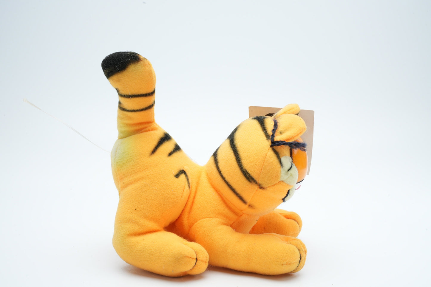 Garfield vintage plush met kaartje | prachtige Garfield plush voor de verzameling