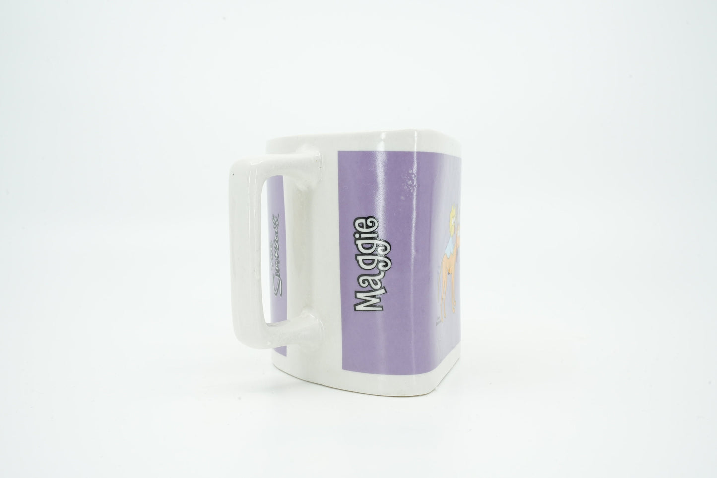 Vintage Simpsons mok Maggie van Fox Channel (Quick ) | Simpsons kerst mok Maggie