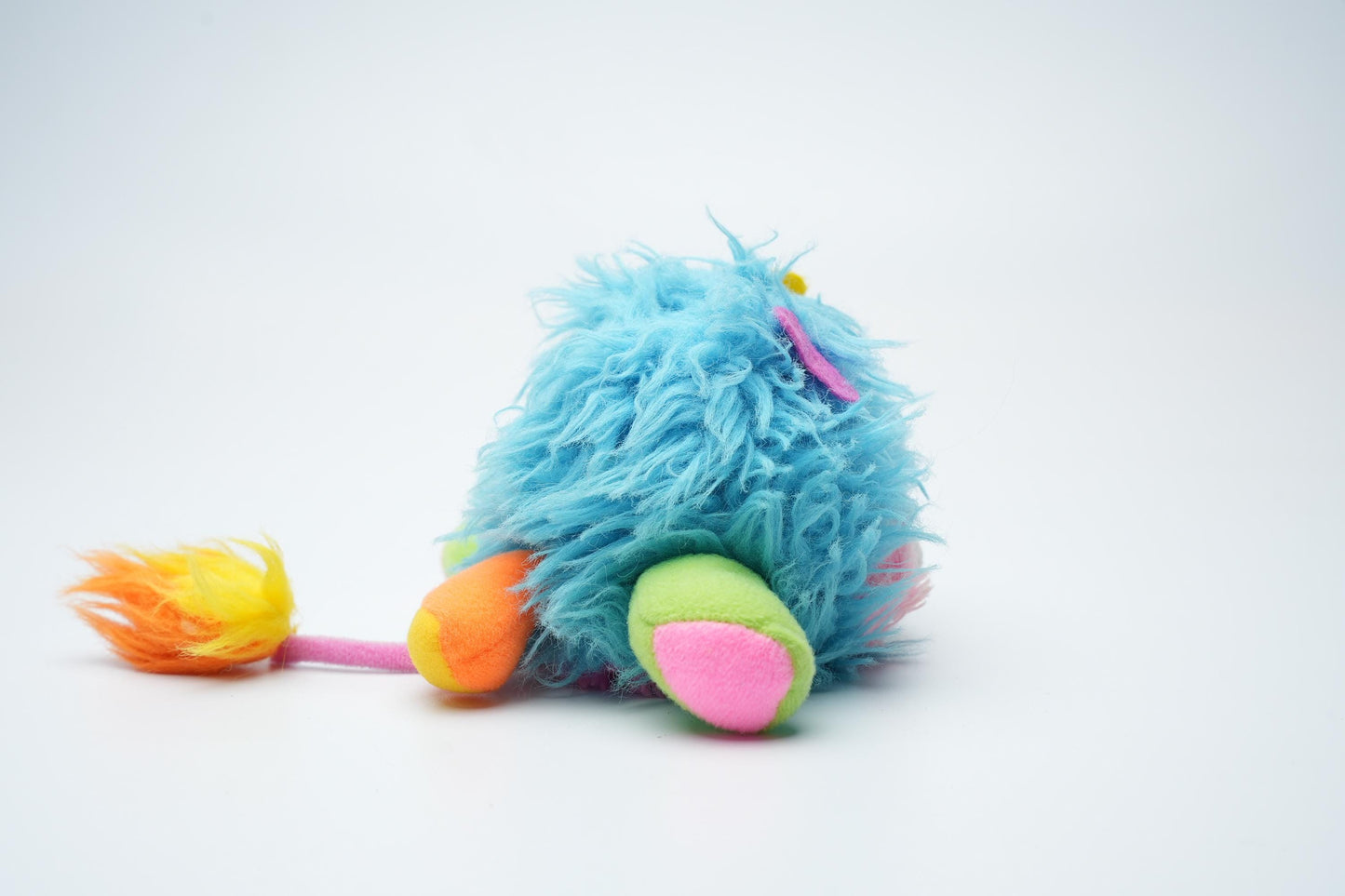 Vintage 1980s Popples – Blauwe Mini Puffling Popple – 12 cm (5 inch)