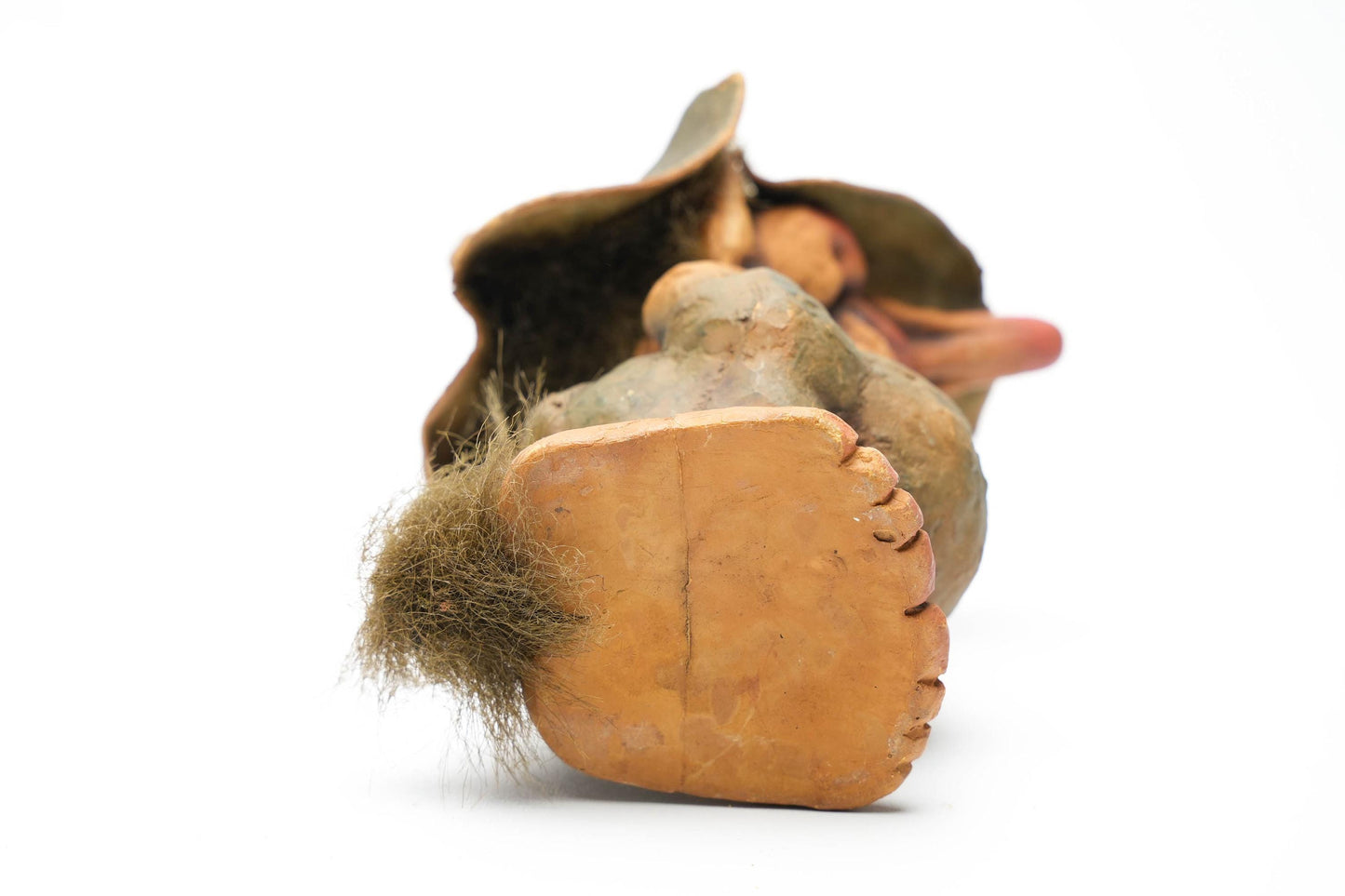 Vintage Nyform Trol met Hoed – Noors Handgemaakt Trollenbeeldje – 15 cm / ca. 5.9 inch