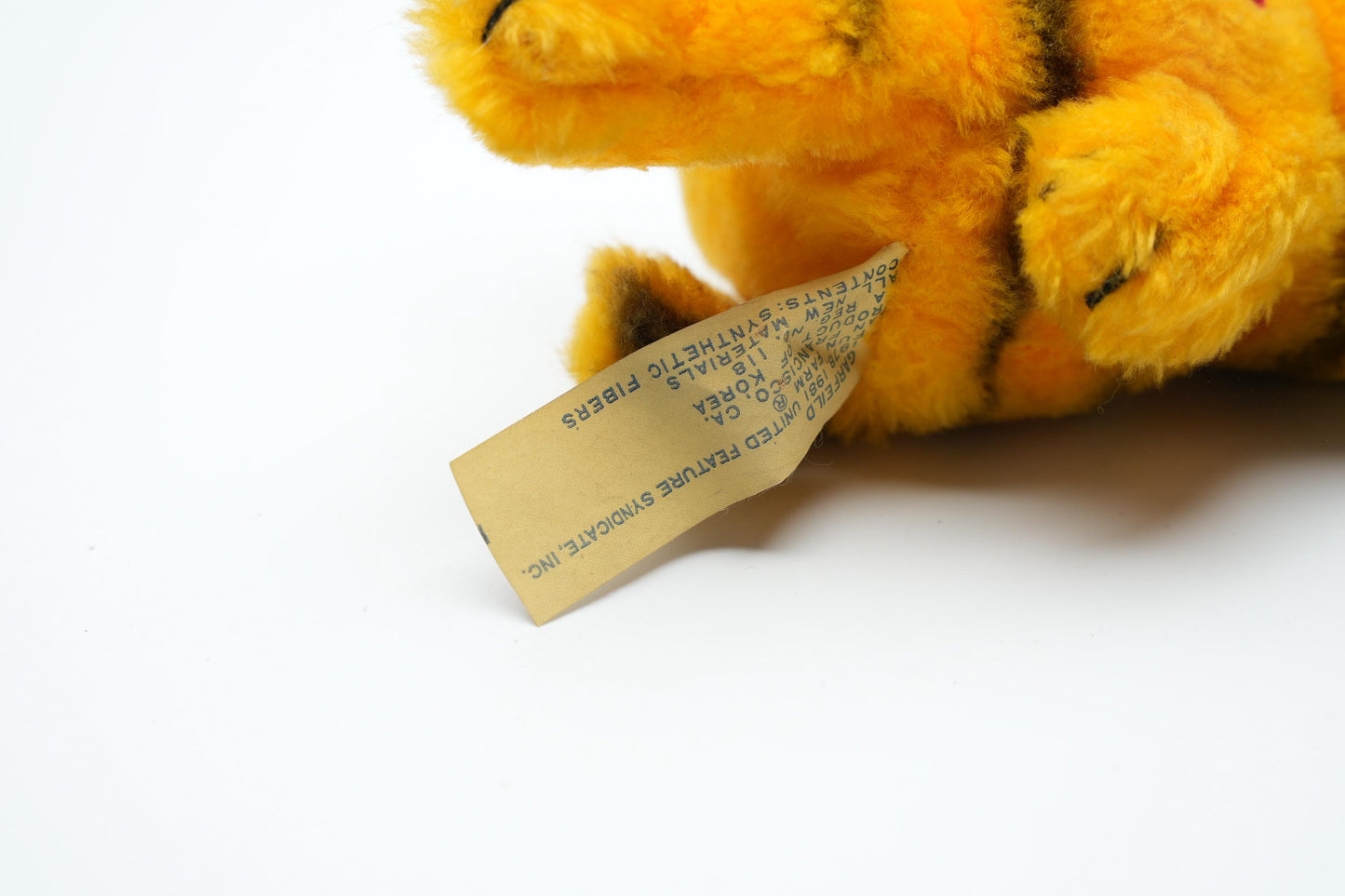 Vintage Garfield Knuffel met Hartje - United Feature Syndicate Inc. & Paws (1981)