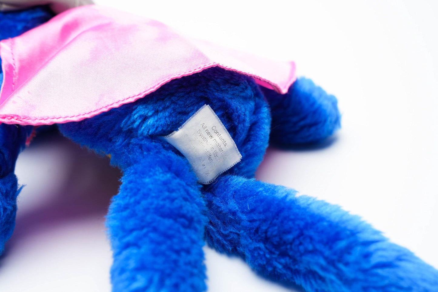 Vintage Super Grover Knuffel – Junior Toys ca. 2000 – Sesamstraat Held in Pluche (25 cm)