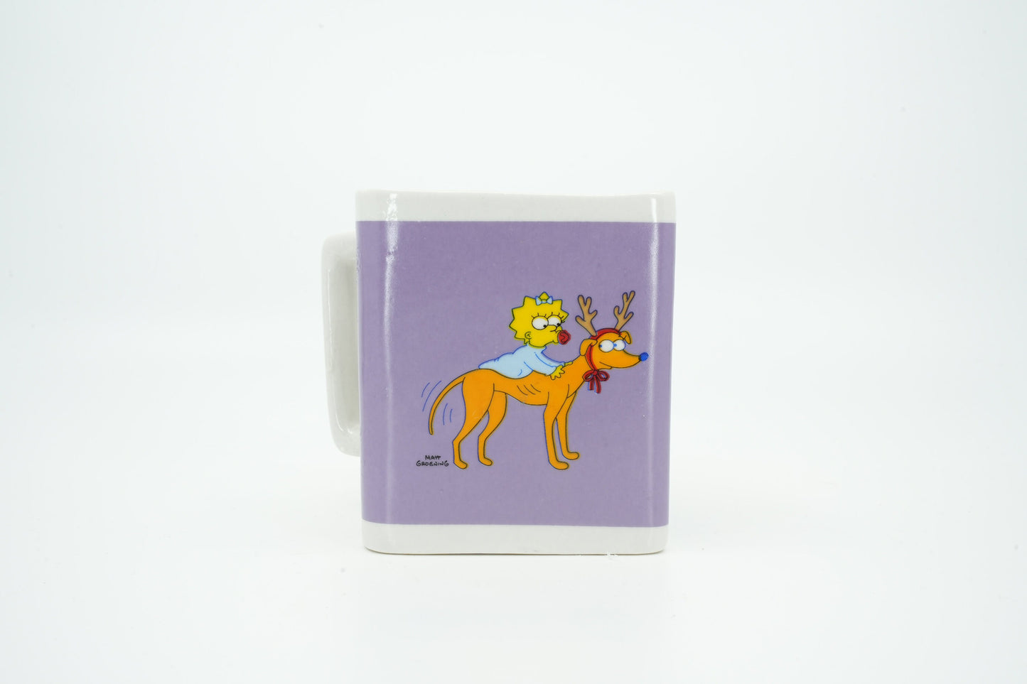 Vintage Simpsons mok Maggie van Fox Channel (Quick ) | Simpsons kerst mok Maggie