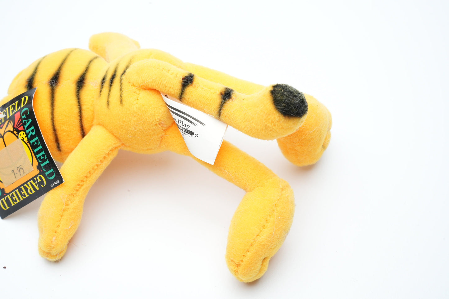 Garfield plush die kan staan | vintage plush van Garfield de kat