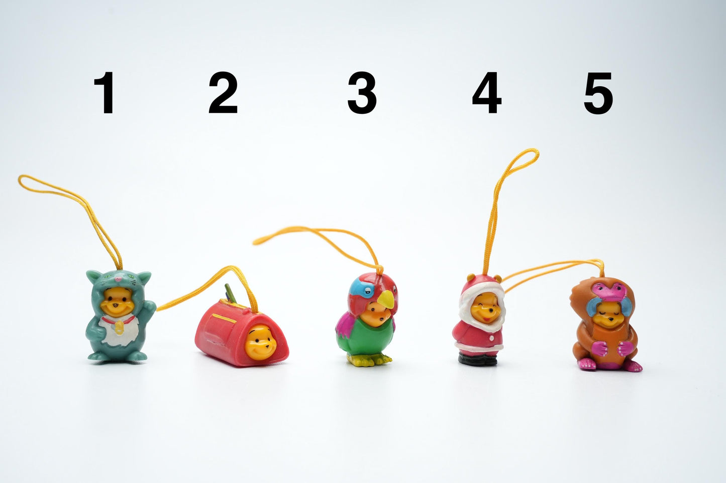 Peek-a-pooh telefoon bedels | Capsule Toys | Vintage peek a pooh bedels | pick your favorite (45 verschillende)