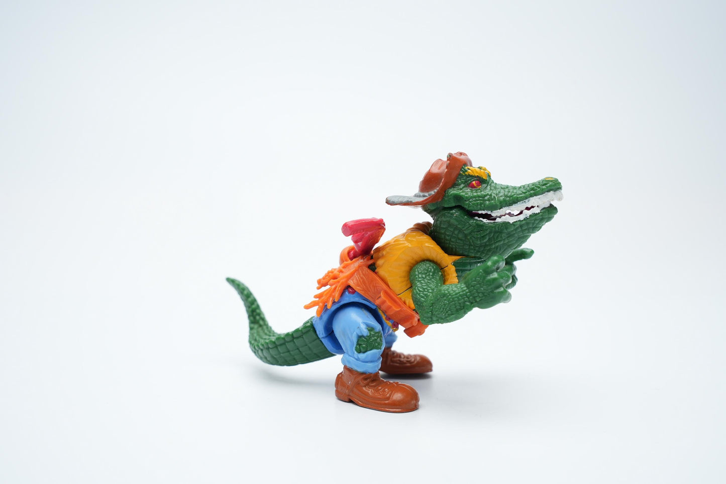 Vintage TMNT Leatherhead Actiefiguur – Teenage Mutant Ninja Turtles (Playmates, 1989)