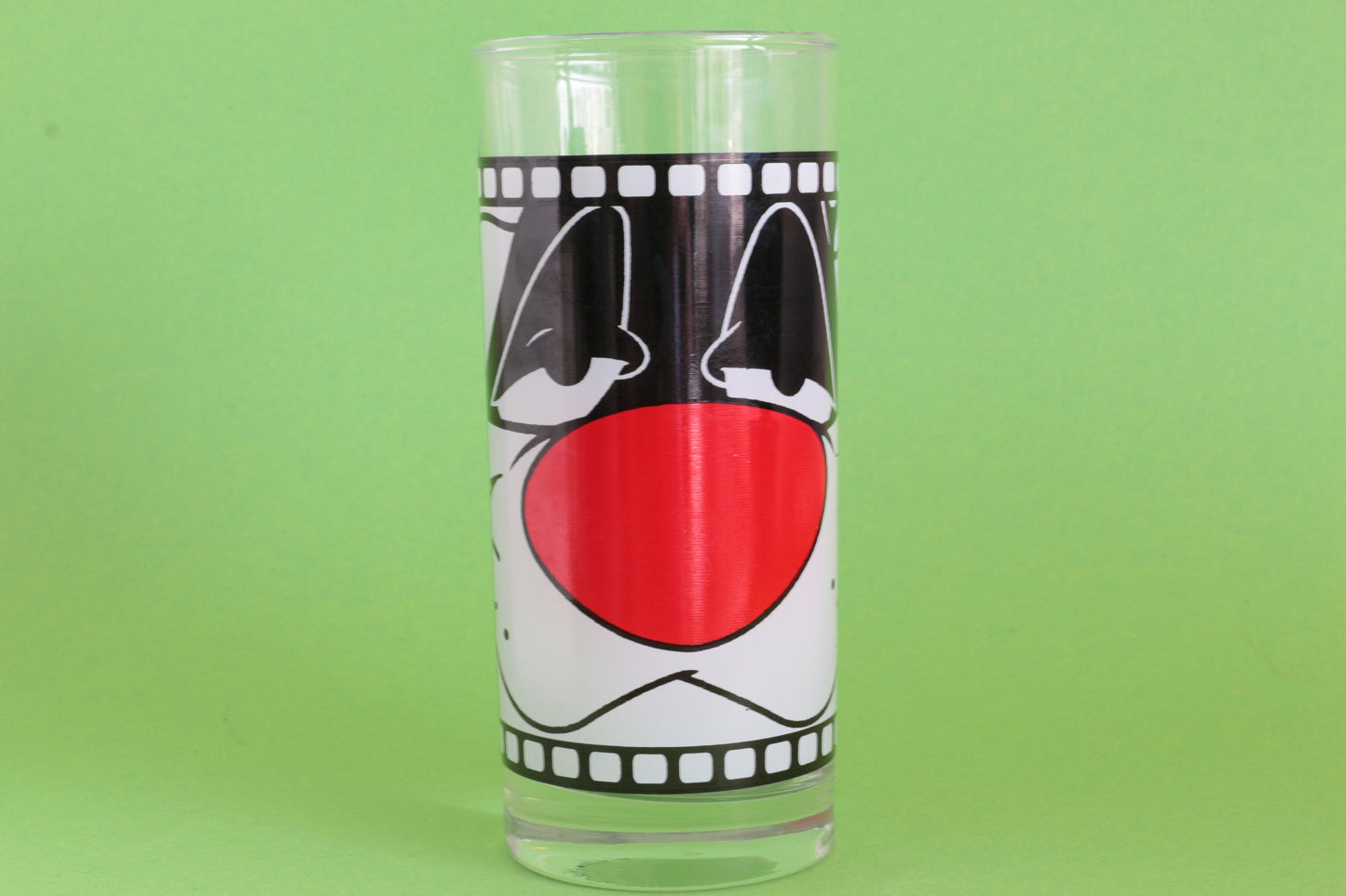 Vintage limonadeglas van de Looney Tunes 1997 | Silvester limonade glas | Oud servies