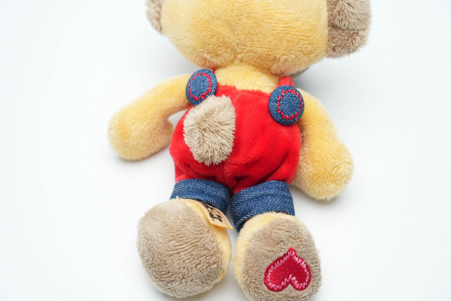 Vintage Diddl Pimboli Knuffel 15cm (6 inch) – Depesche Germany, Rode Tuinbroek, Jaren 90