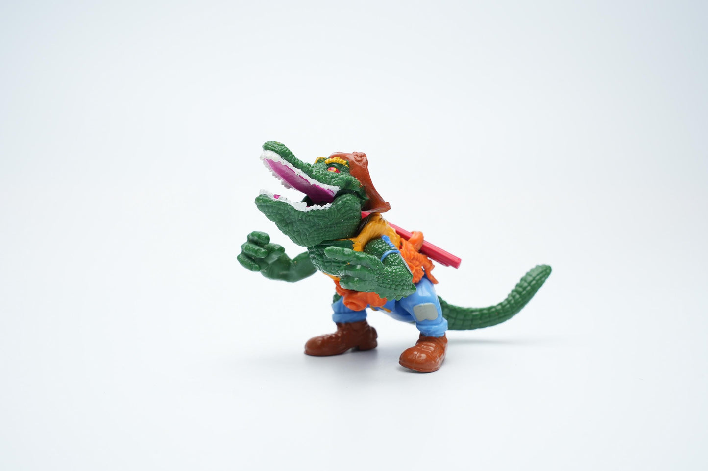 Vintage TMNT Leatherhead Actiefiguur – Teenage Mutant Ninja Turtles (Playmates, 1989)