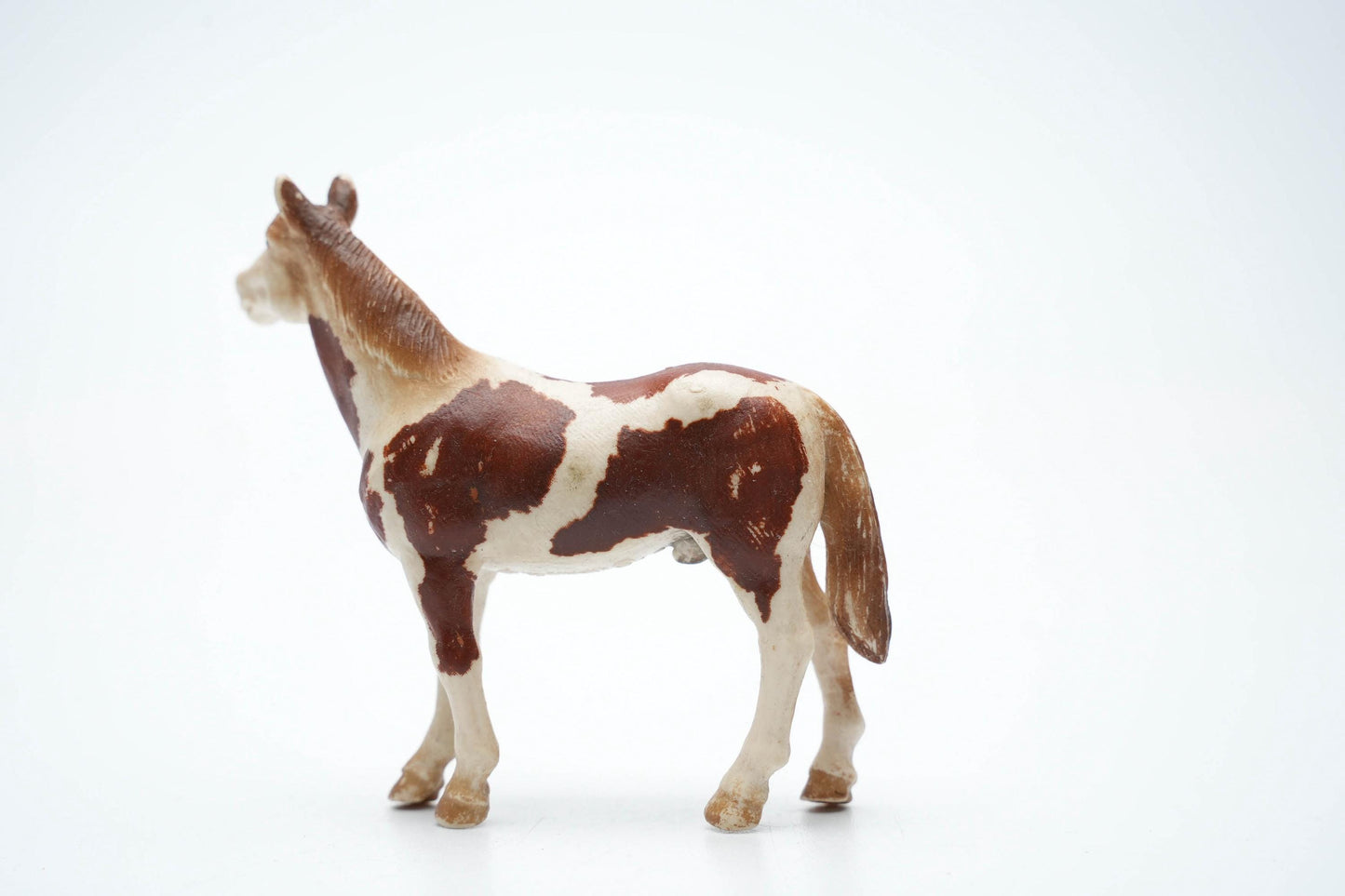 Schleich 13241 Pinto Hengst – 10 cm (ca. 3.9 inch) – 1995 – Vintage Paardenfiguur