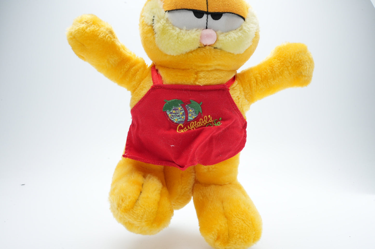 Garfield gaat koken | vintage Garfield plush met schort om