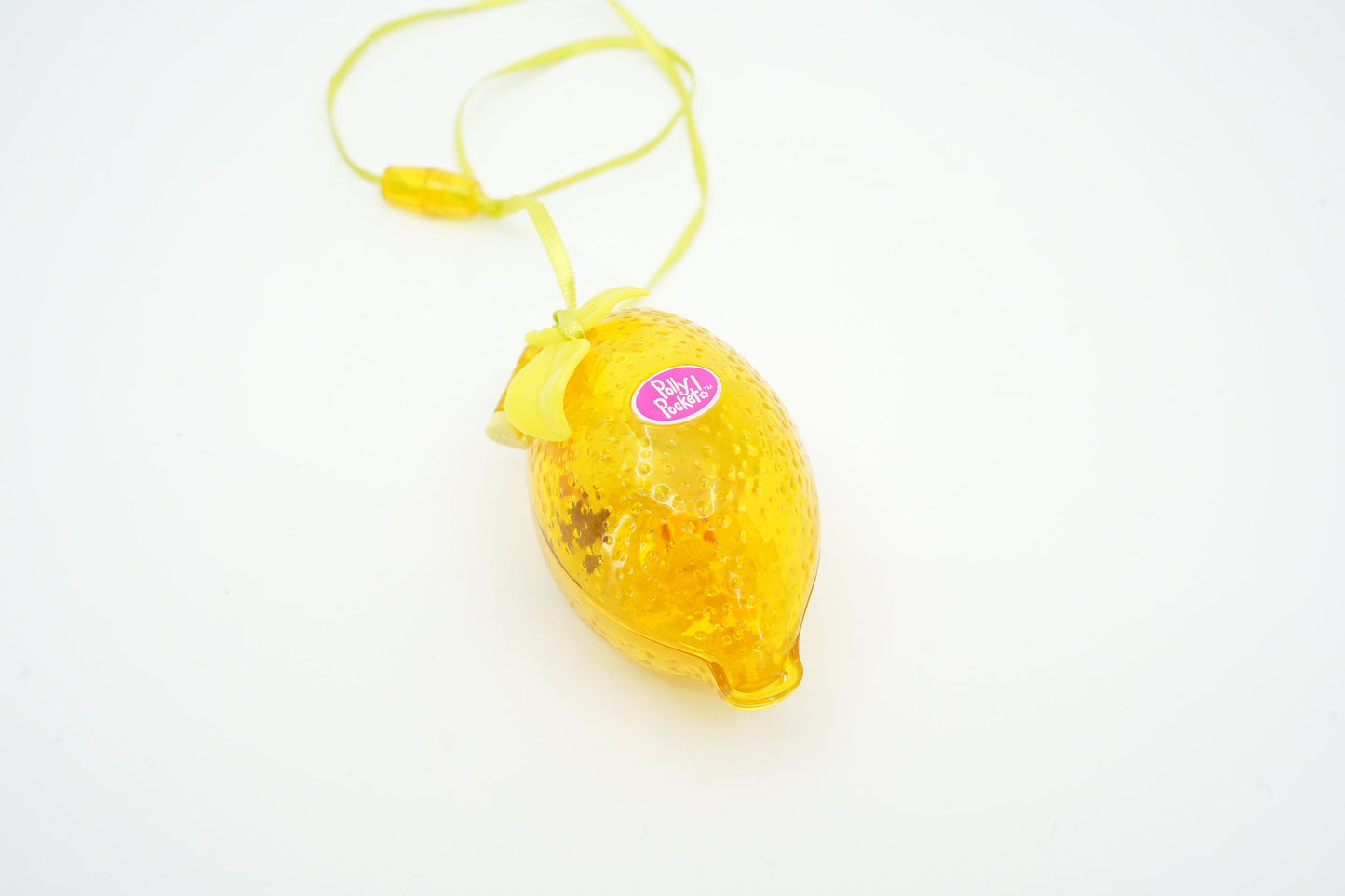 2000 Vintage Polly Pocket Fruit Surprise Lemon Compact ALLEEN Bluebird Speelgoed (46975)