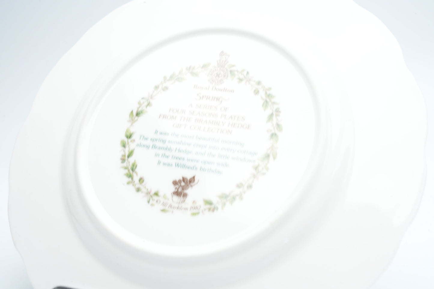 Brambly Hedge Spring bord | Vintage Brambly Hedge servies | Brambly Hedge Spring