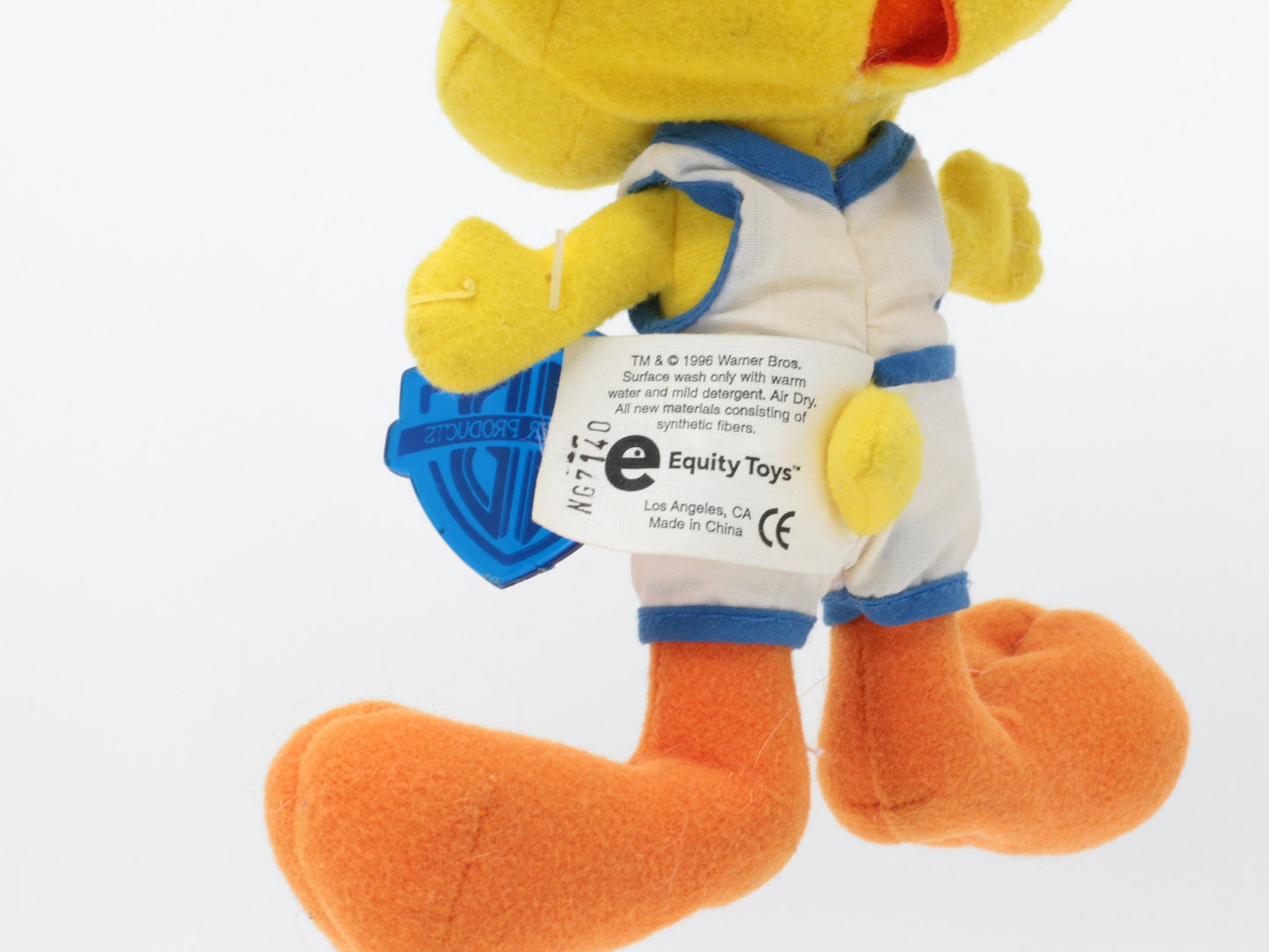 Tweety Space Jam 1996 Warner Bros Soft plush Collectors Toy figuur | Met orginele tag van Warner Bros