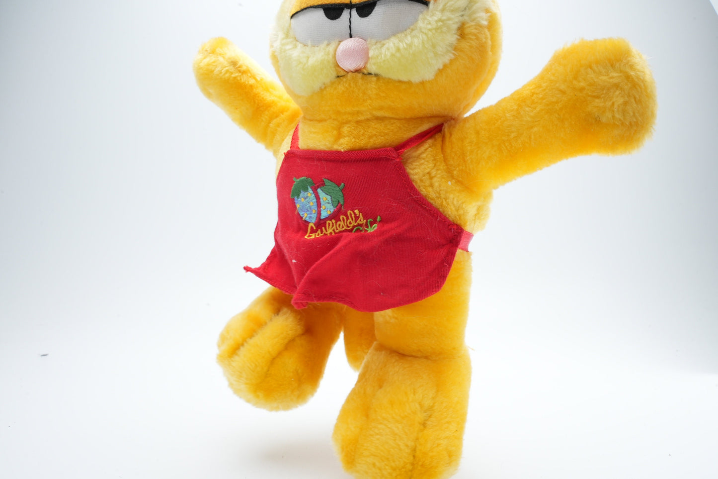 Garfield gaat koken | vintage Garfield plush met schort om