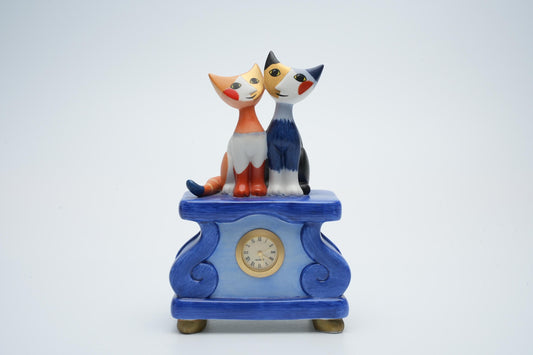 Rosina Wachtmeister "Poezen met Klokje" - Goebel (14,5 cm / 5,7 inch)