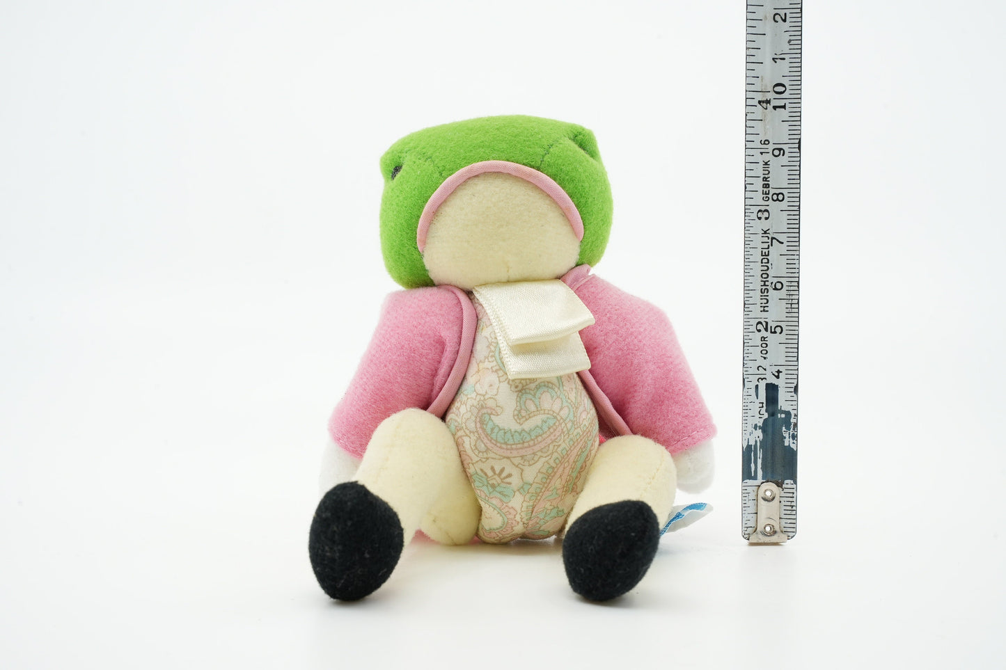 Vintage Jeremy Fisher kikker Peter Rabbit knuffel | Vintage knuffel | The world of beatrix potter | Knuffel Jeremy Fisher knuffel