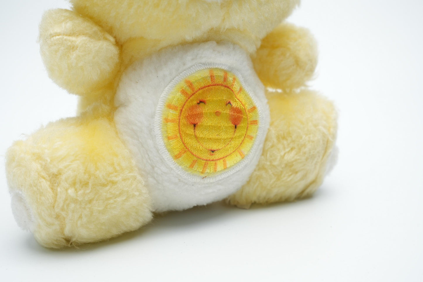 Vintage Funshine Bear Care Bear plush - 16 cm (6,3 inches) - gele vintage pluche