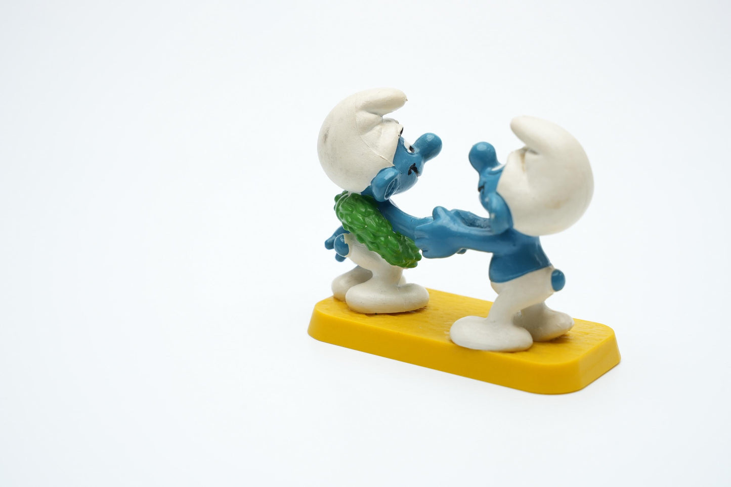 Vintage BP 75 Jubileum Smurfen Set – Kampioen & Gefeliciteerd Smurf