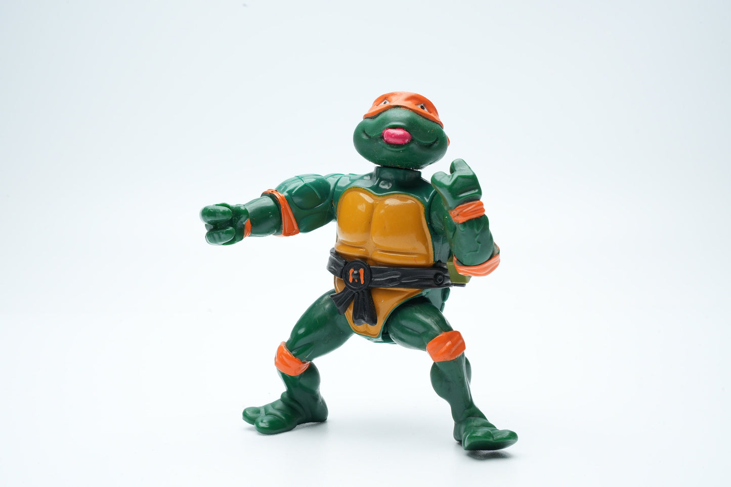 Ninja Turtles Leonardo 1989 vintage figure - arm kan je draaien