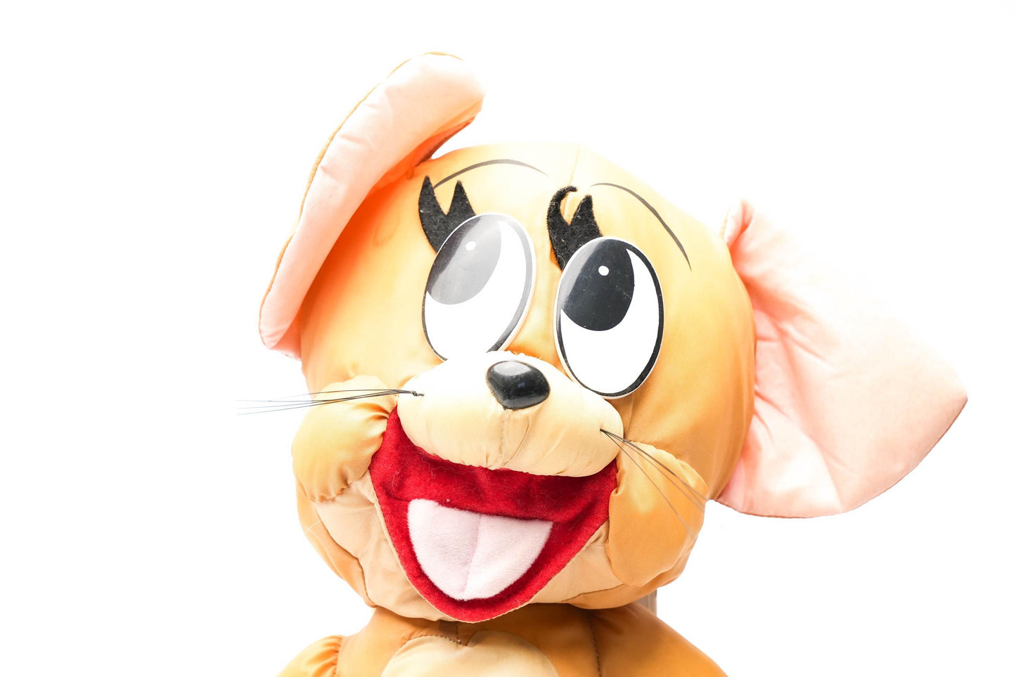 Vintage 1989 Jerry Knuffel – Tom & Jerry Pluche – 40 cm / 15.7 inch – Gemaakt in België