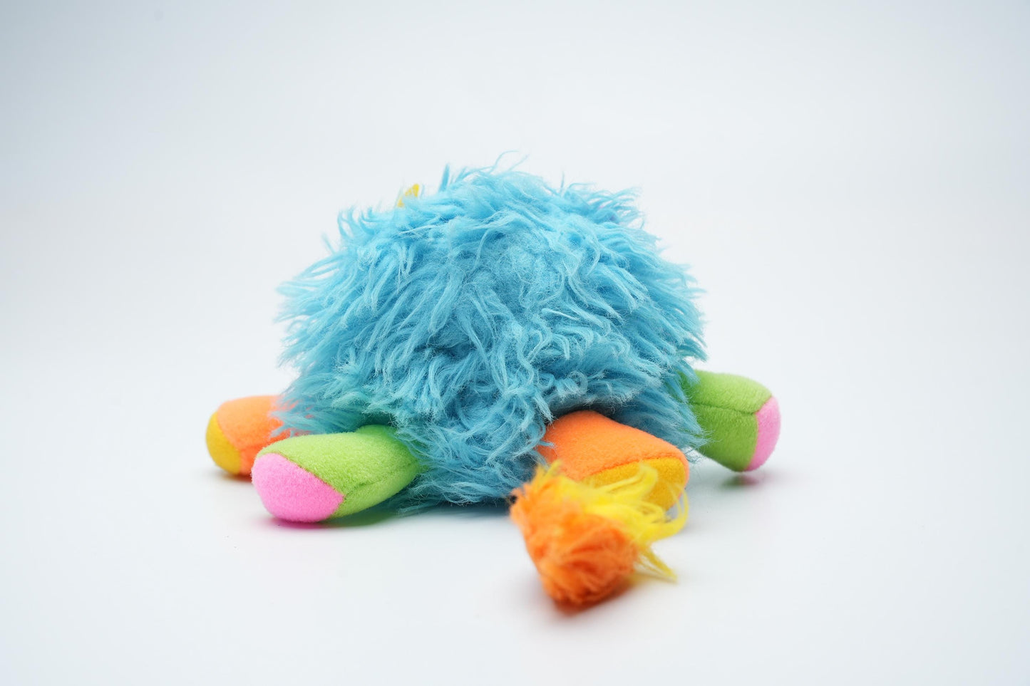 Vintage 1980s Popples – Blauwe Mini Puffling Popple – 12 cm (5 inch)
