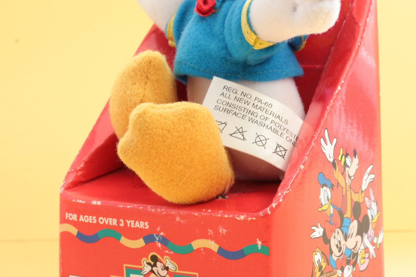 Mickeys Stuff for Kids plush Donald Duck | Mattel | Donald Duck figuur met plastic hoofd en plush lichaam