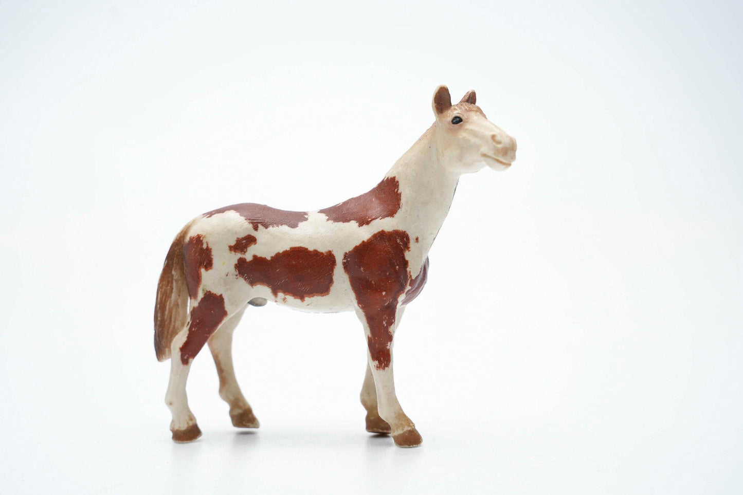 Schleich 13241 Pinto Hengst – 10 cm (ca. 3.9 inch) – 1995 – Vintage Paardenfiguur
