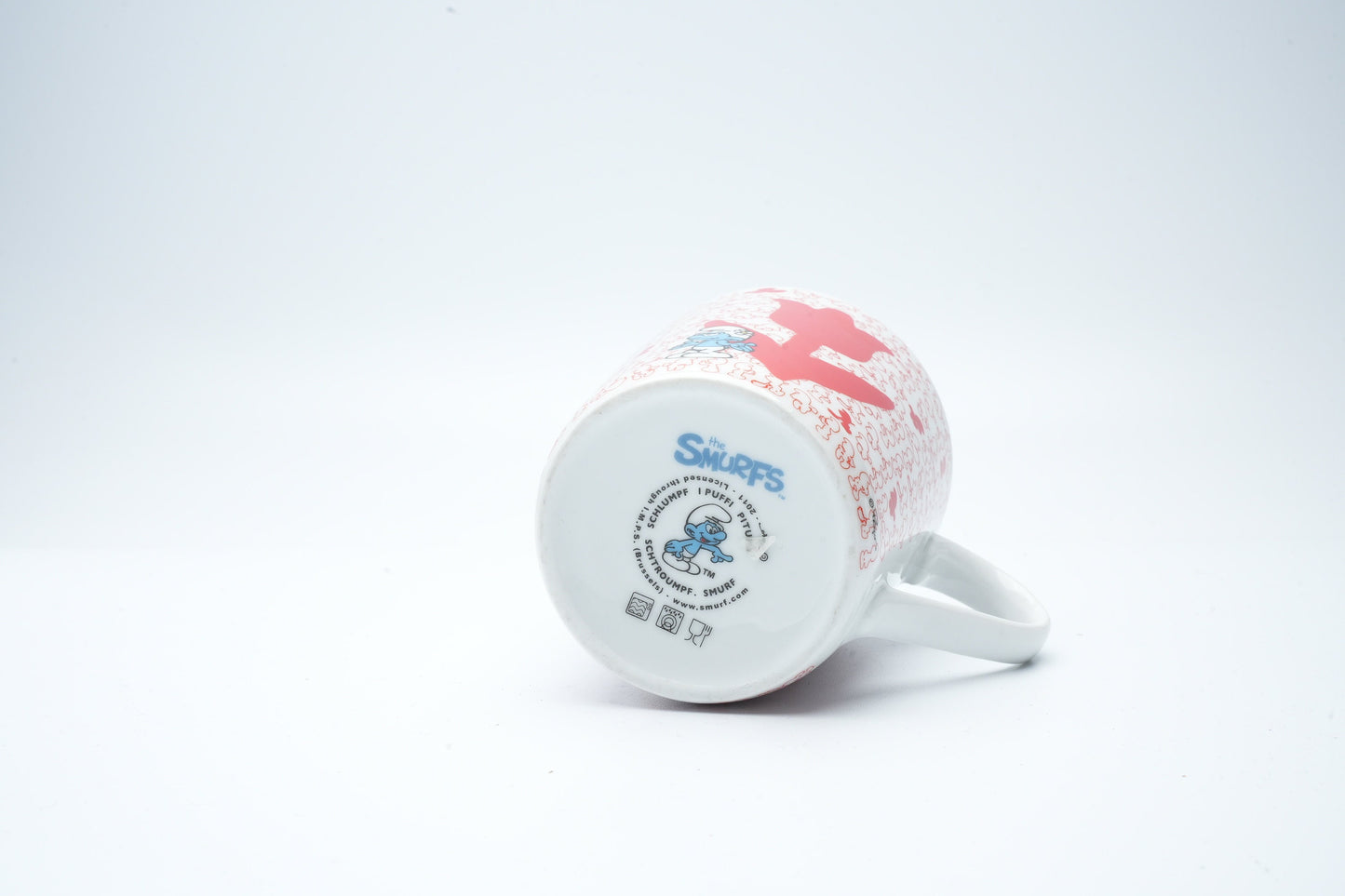 Leuke smurfen mok | Schattige smurf mok | Sportende smurf | Peyo Licenced mok